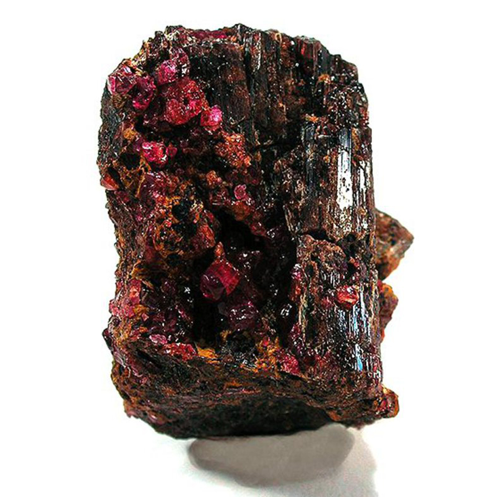 Rough uncut painite gemstone.