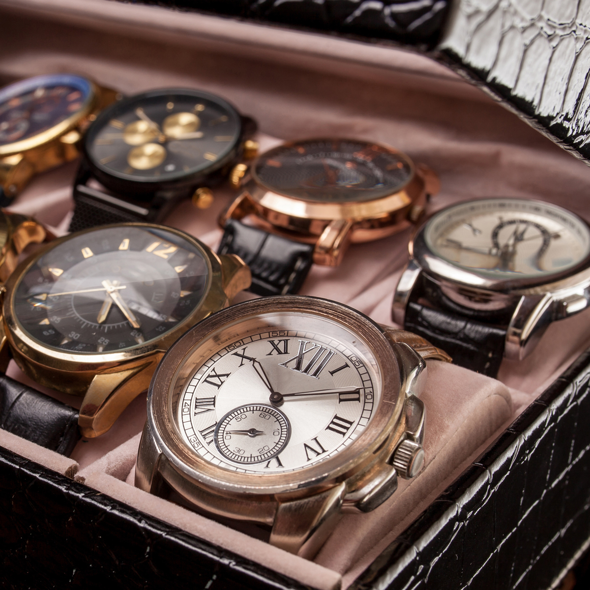 Watch Box of Luxury Watches