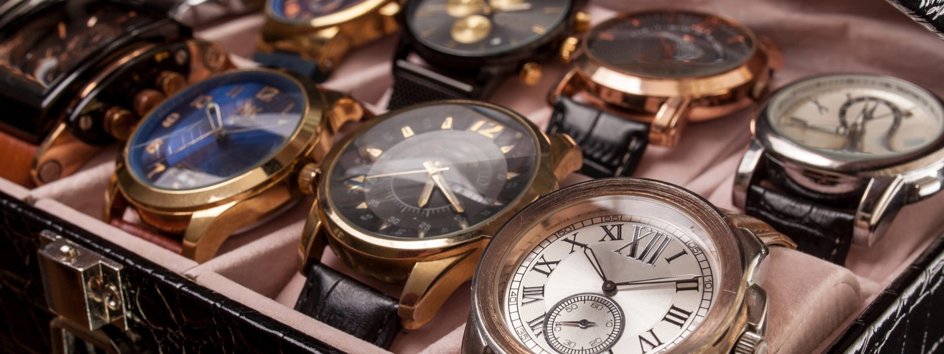 Watch Box of Luxury Watches